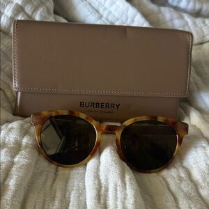 Burberry Tortoise Sunglasses with Brown Case